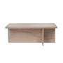 Voir la diapositive 1 : Habitat et Jardin Table basse en bois  Harbor  - 120 x 45 x 30 cm - Travertin