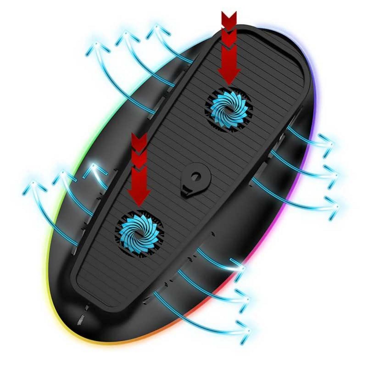 Subsonic Socle vertical refroidisseur PS5 avec LED