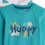 Voir la diapositive 3 : INEXTENSO Lot de 2 t-shirt manches longues bébé garçon 