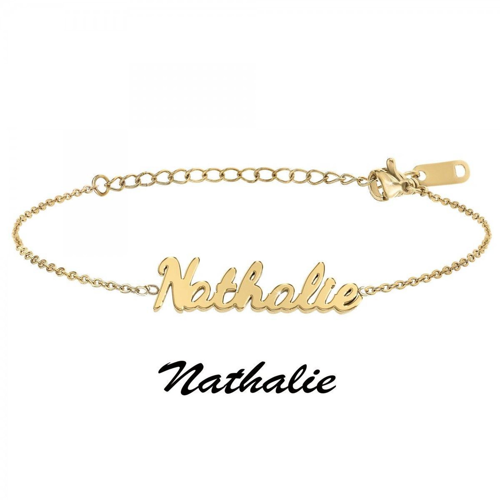 Voir la diapositive 3 : SC CRYSTAL Nathalie - Bracelet prénom