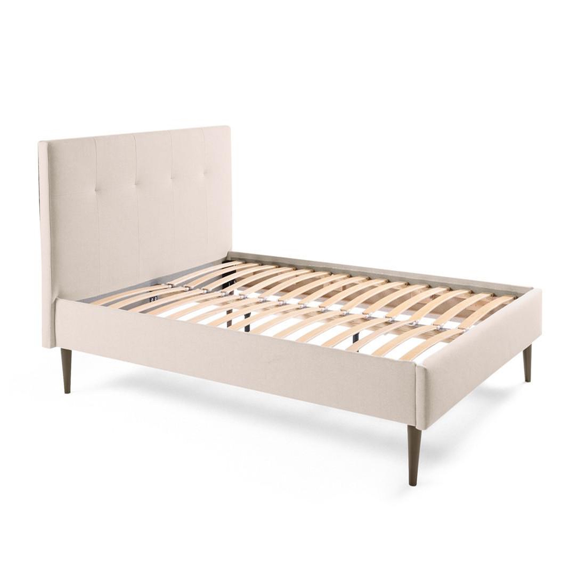 Voir la diapositive 4 : BEST MOBILIER Monet - lit - 160x200 - sommier inclus - en tissu