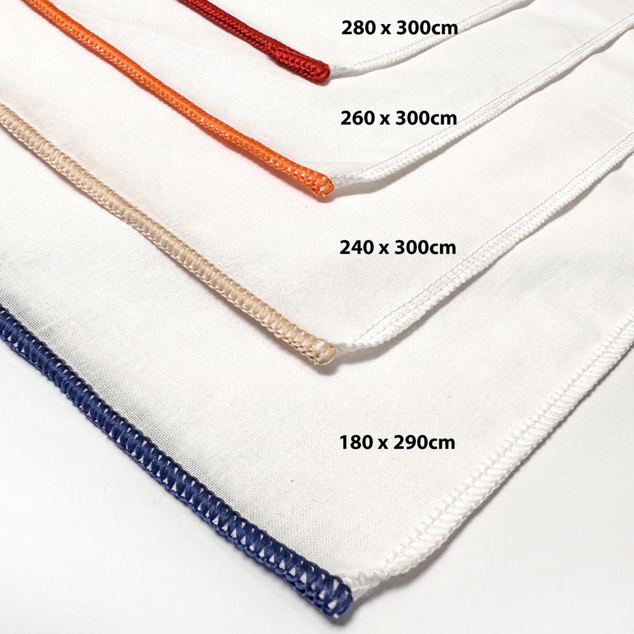 Voir la diapositive 3 : SOLEIL D'OCRE Drap plat en polycoton percale, par soleil d'ocre