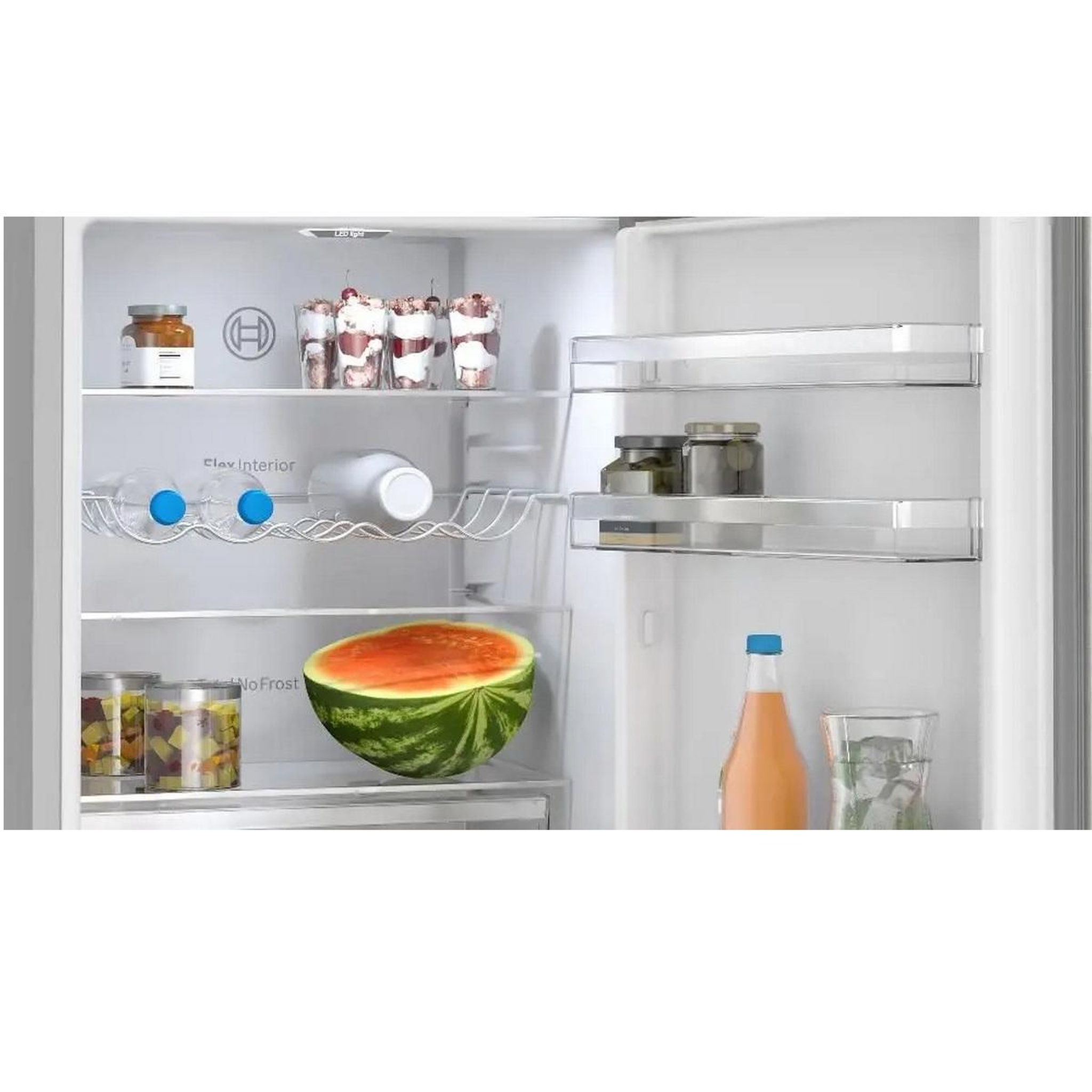 Voir la diapositive 6 : BOSCH Réfrigérateur combiné 60cm 321l nofrost inox - KGN362I1F