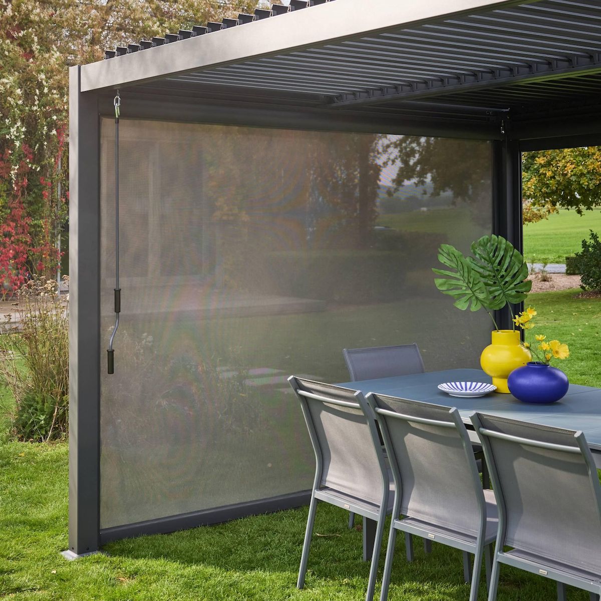 SWEEEK Store latéral 3m pour pergola bioclimatique Palace