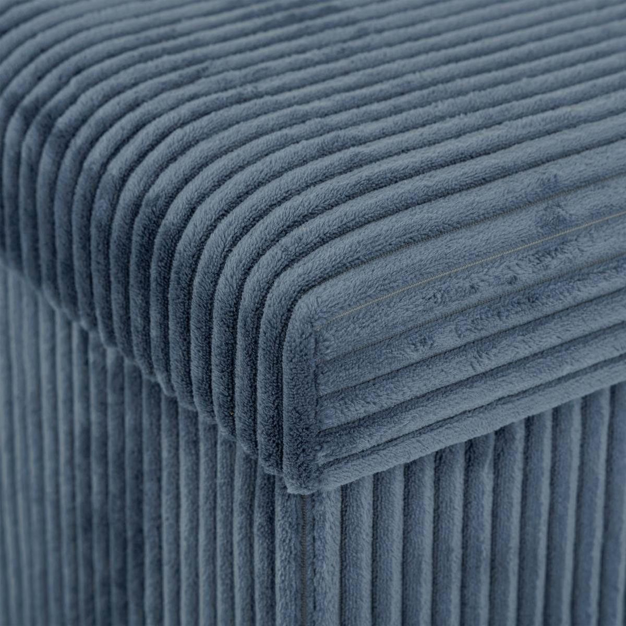 Voir la diapositive 5 : ATMOSPHERA Banquette coffre pliable  arum  76cm bleu encre