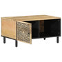 Voir la diapositive 4 : VIDAXL Table basse 80x50x40 cm bois de manguier massif
