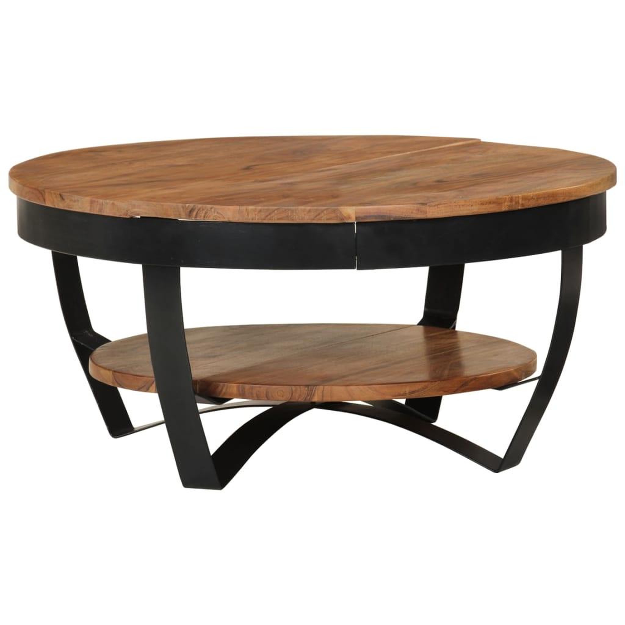 Voir la diapositive 1 : VIDAXL Table basse 65x65x32 cm Bois d'acacia solide