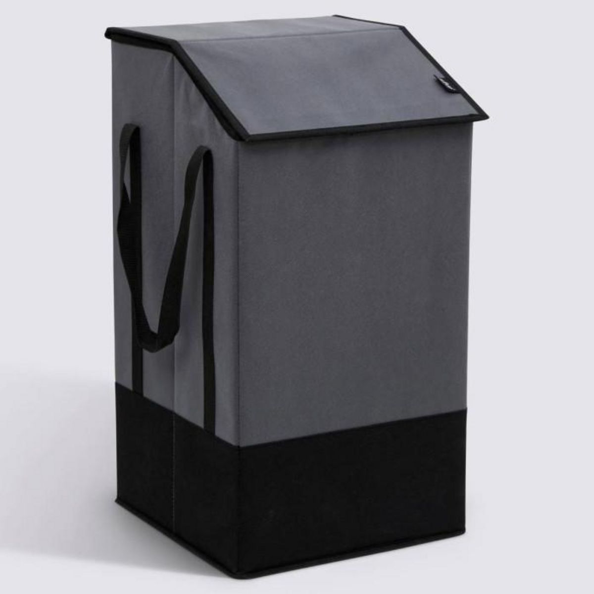 FIVE Panier à Linge en Tissu  Bicolore  45L Gris