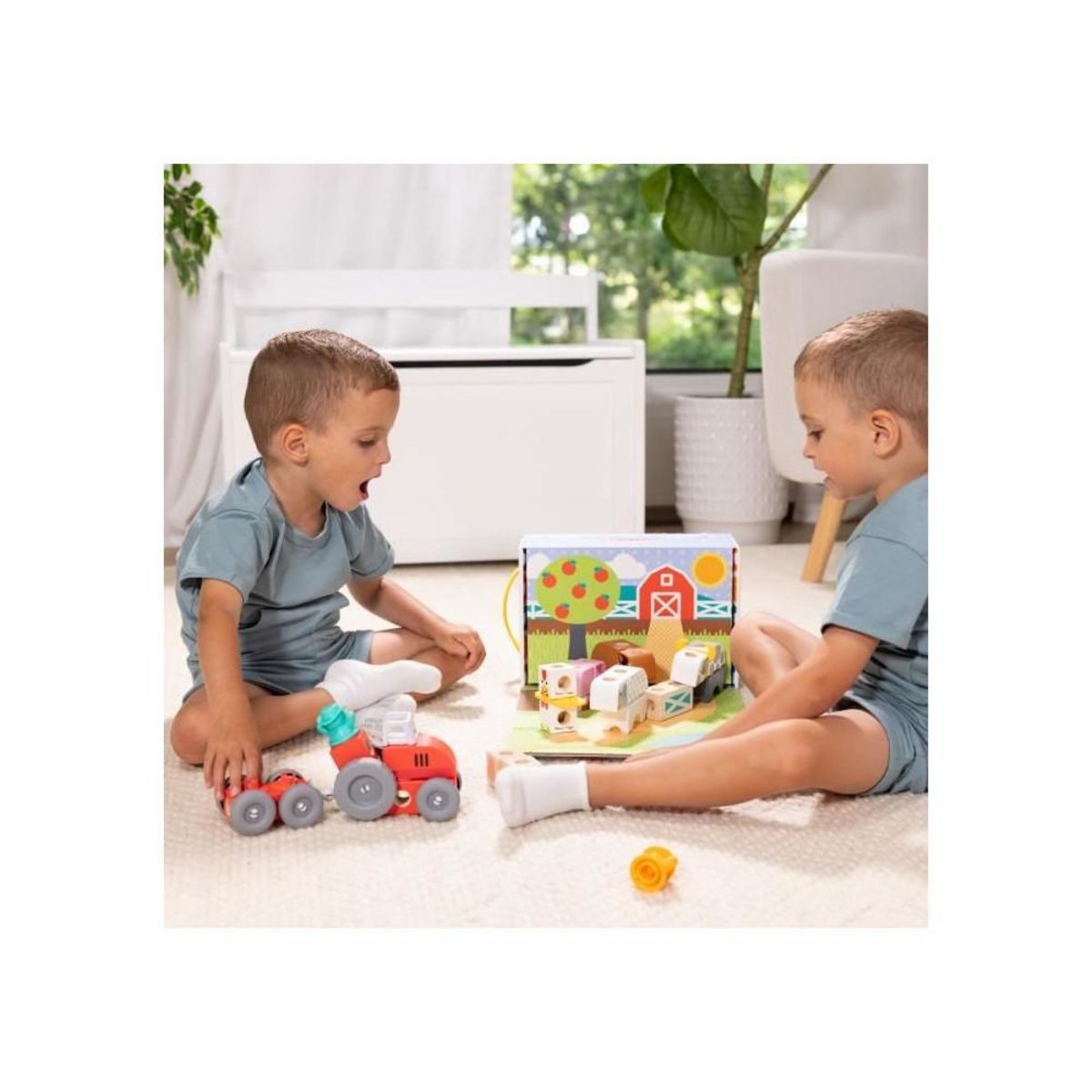 MELISSA Jeu éducatif Melissa Blockables - La Ferme Multicolore