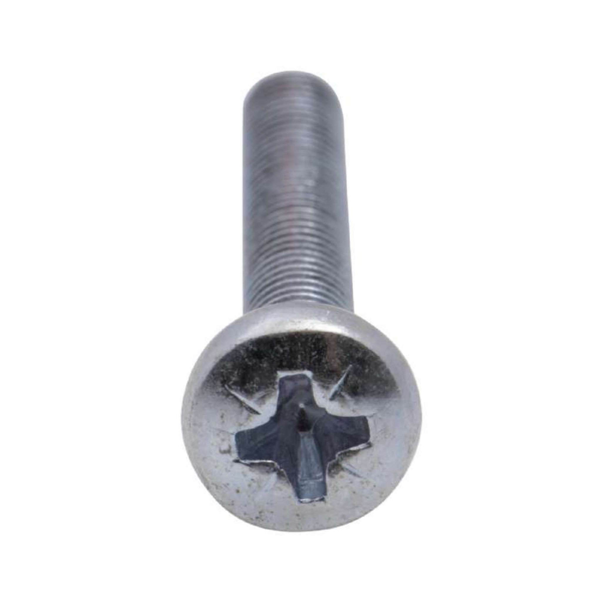 Voir la diapositive 4 :  Vis à métaux zinguée tête cylindrique bombée PZ cruciforme Vissal Ø 6x30 mm  lot de 10 vis+écrou