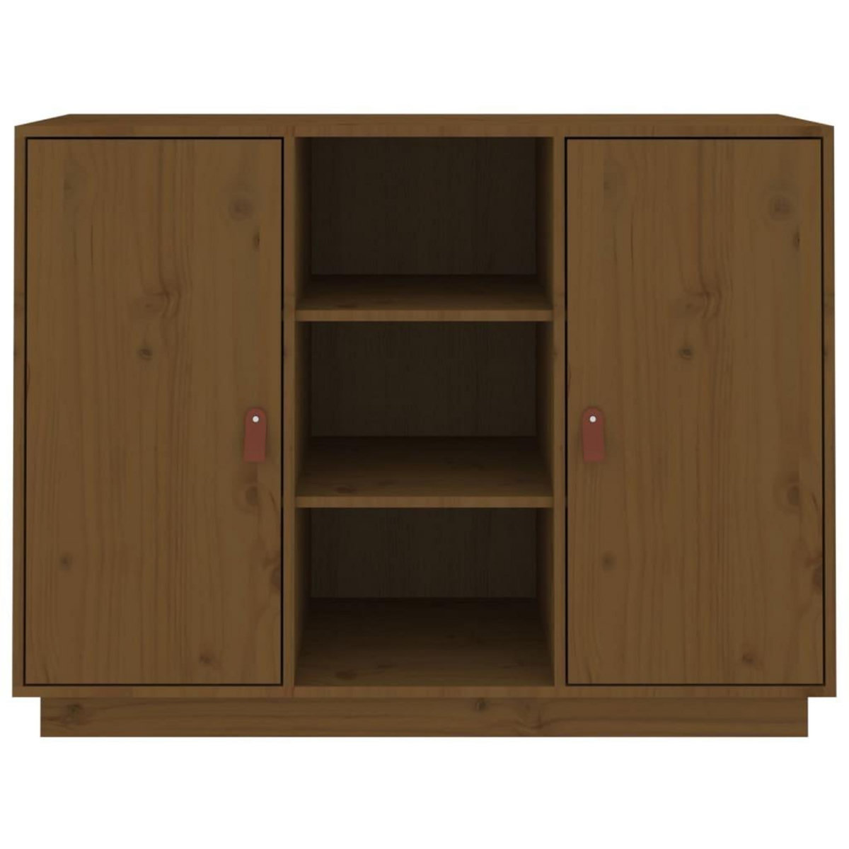 VIDAXL Buffet Marron miel 100x40x75 cm Bois massif de pin