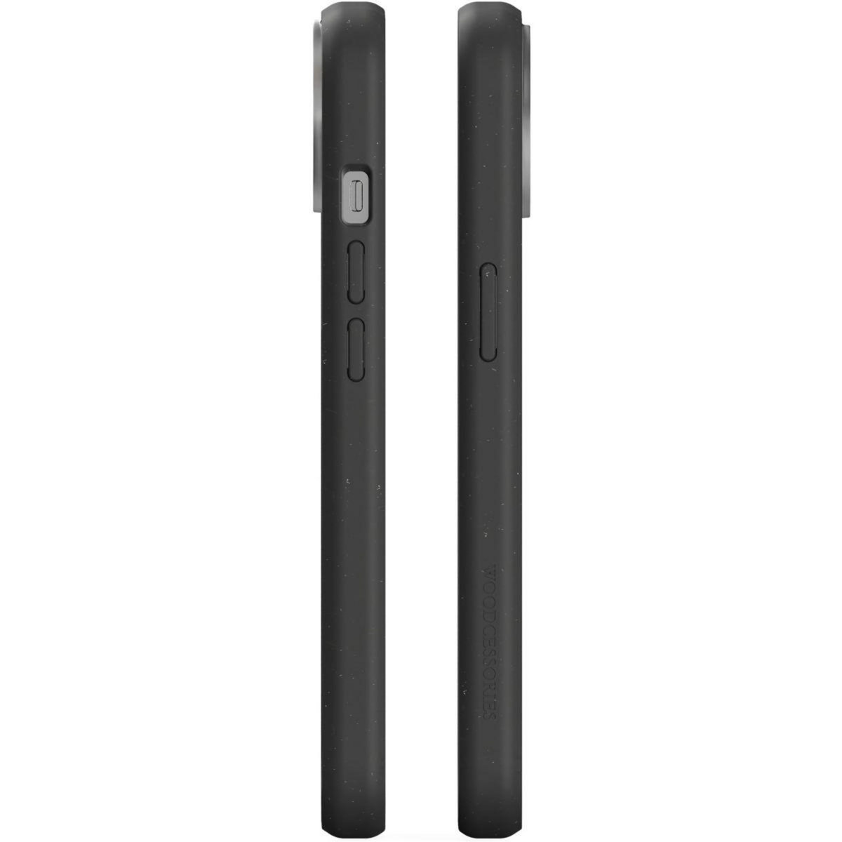 WOODCESSORIES Coque bumper iPhone 14 Plus transparent noir