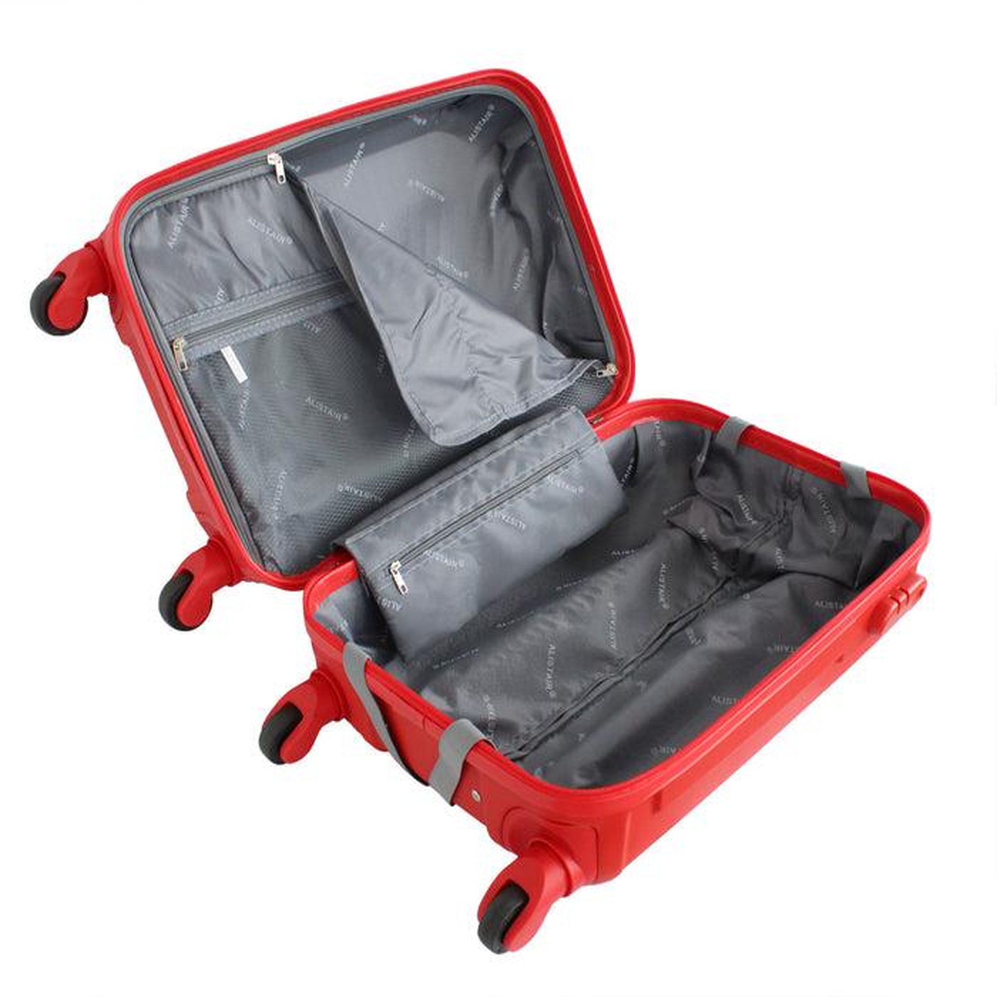 Voir la diapositive 4 : Alistair Valise cabine Alistair - Collection Iron - 4 roues - ABS ultra résistant - Noir