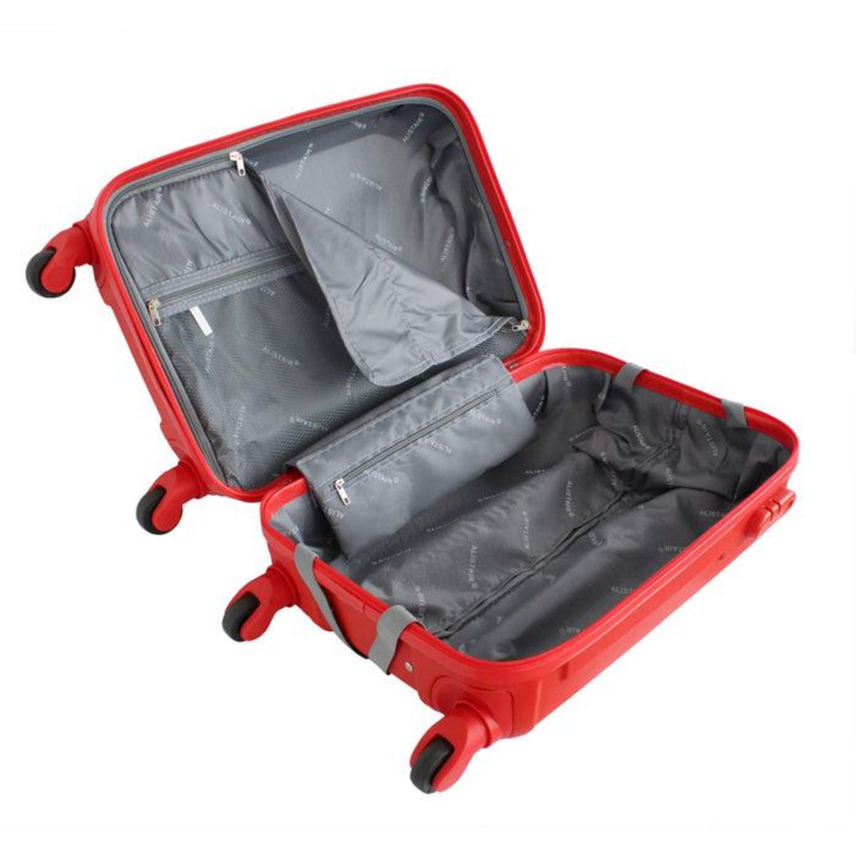 Alistair Valise cabine Alistair - Collection Iron - 4 roues - ABS ultra résistant - Noir