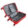 Voir la diapositive 4 : Alistair Valise cabine Alistair - Collection Iron - 4 roues - ABS ultra résistant - Noir