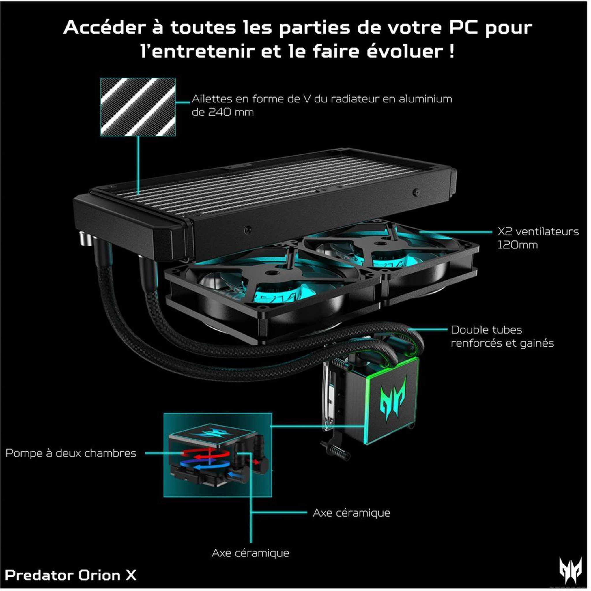 Voir la diapositive 3 : ACER PC Gamer Predator Orion X POX-950