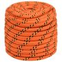 Voir la diapositive 2 : VIDAXL Corde de bateau Orange 18 mm 50 m Polypropylene