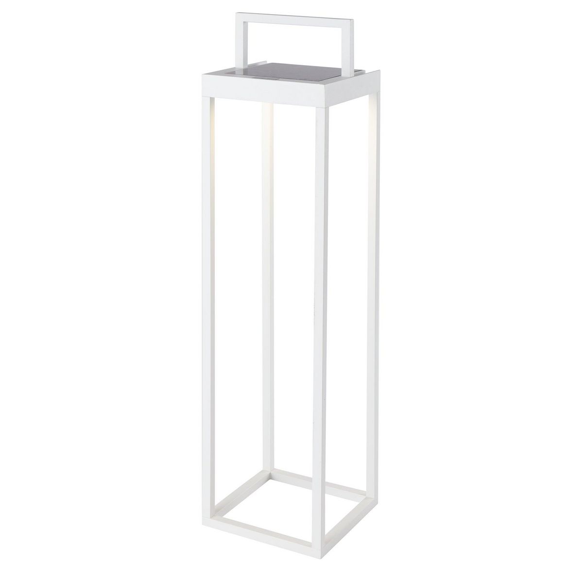 Lumisky Lanterne solaire chic HYDRA Blanc Aluminium H50cm