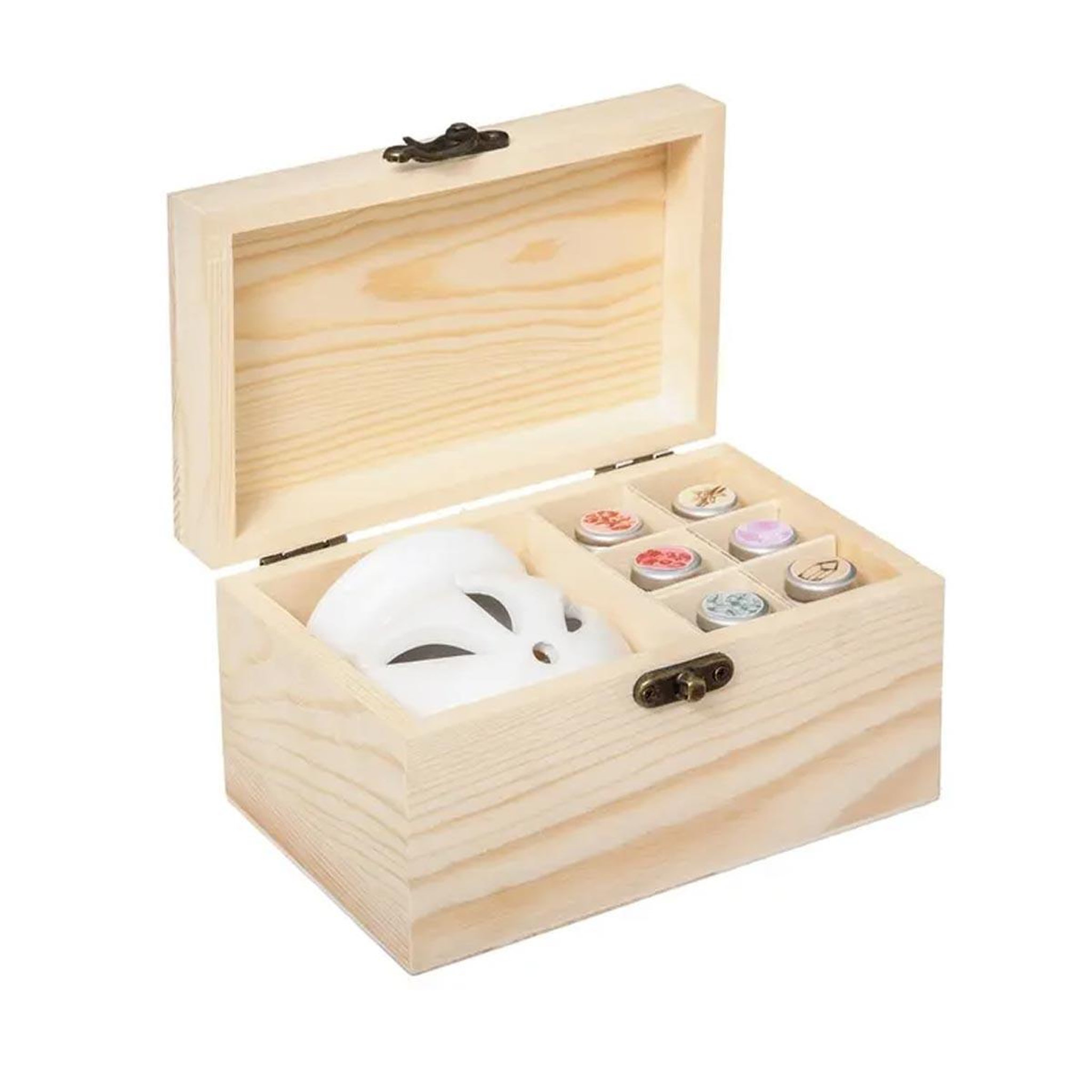 Voir la diapositive 1 : COMPTOIR DE LA BOUGIE Coffret Senteur Parfumé 10 Pièces  Bois  15cm Beige