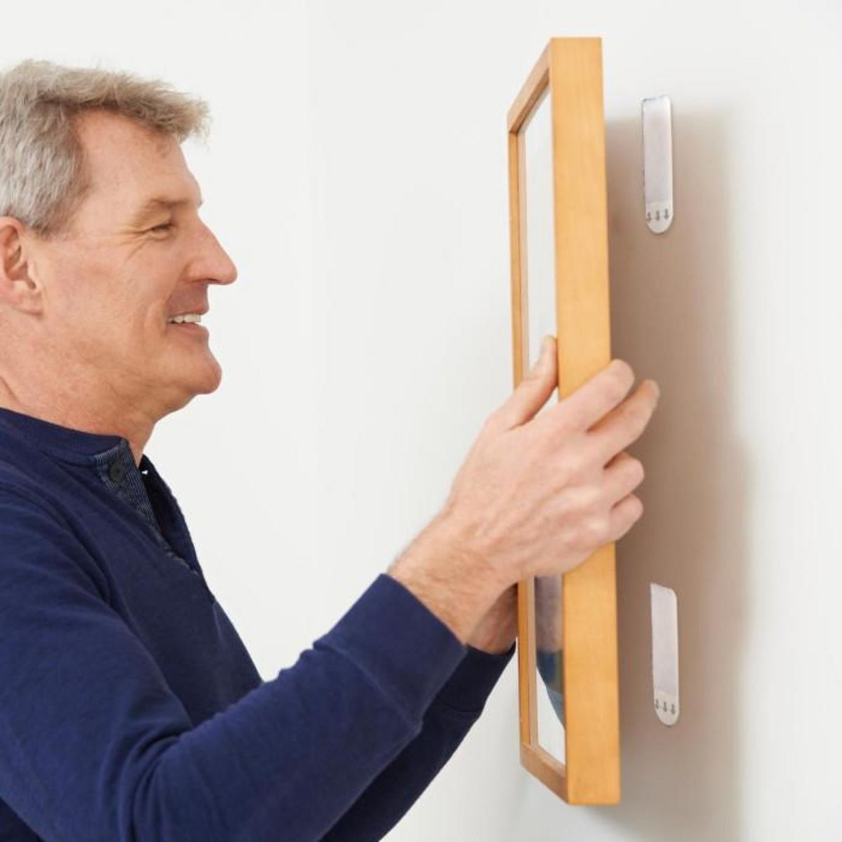 Paris Prix Lot de 8 Languettes de Fixation  Adhésif  6cm Blanc