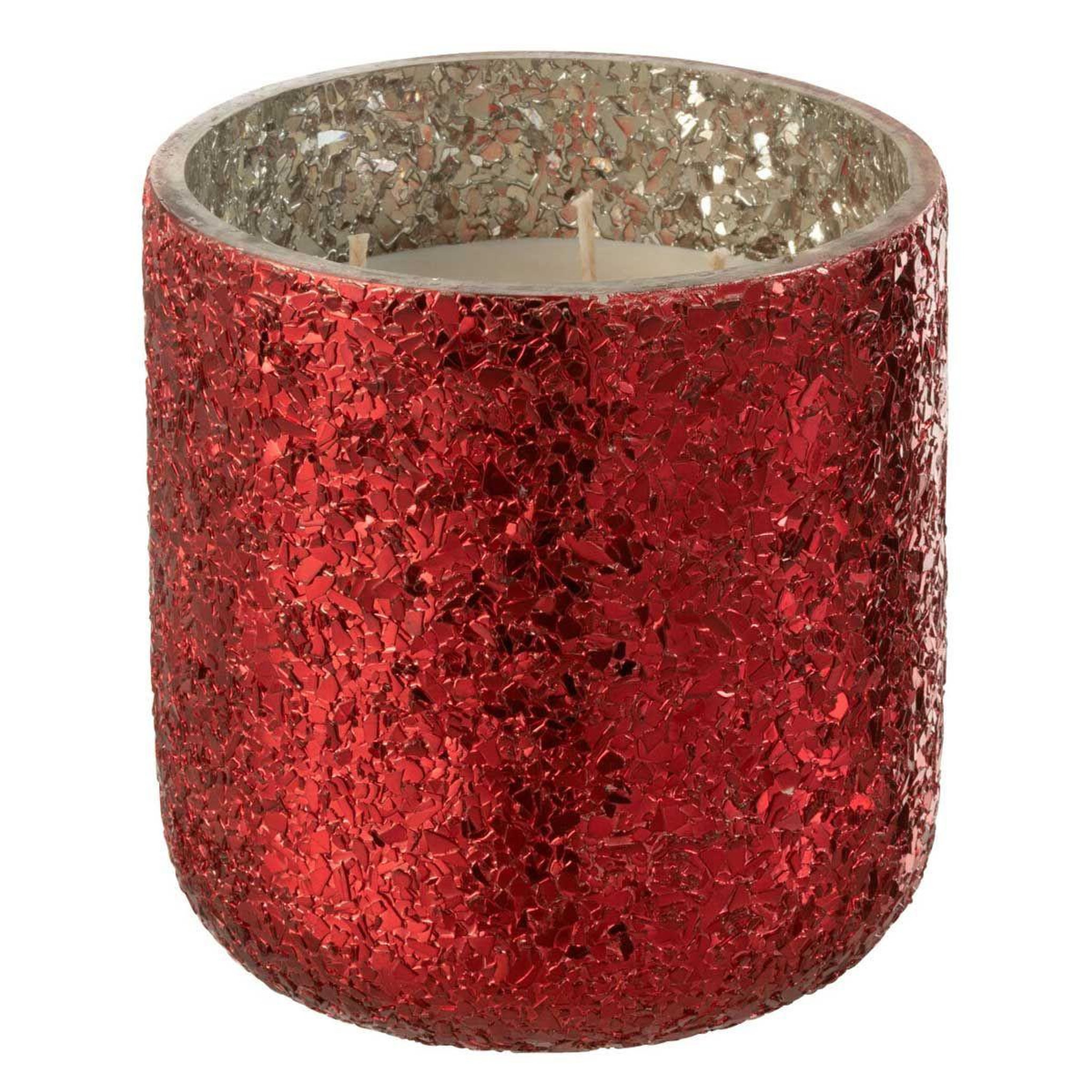 J-LINE Bougie parfumée déco  luxuria  15cm berry bliss