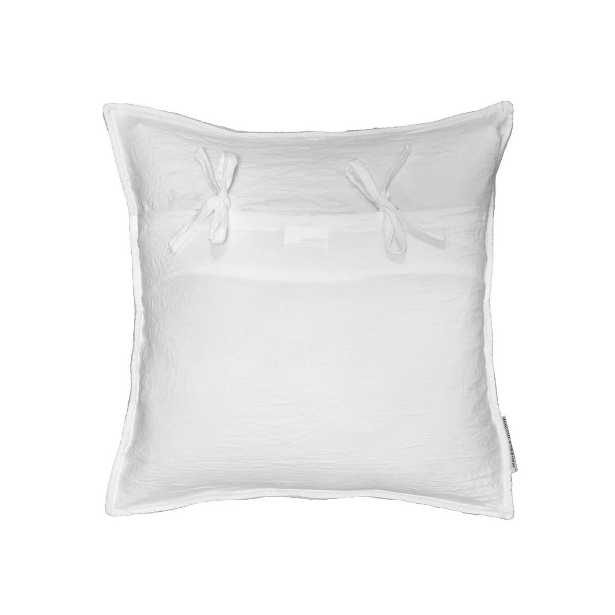 Voir la diapositive 2 : Douceur d'Intérieur Housse de coussin  mellow  40x40cm gris & blanc