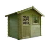 Habitat et Jardin Abri jardin bois  Saran  - 5.9 m² - 2.98 x 1.98 x 2.39 m - 28 mm
