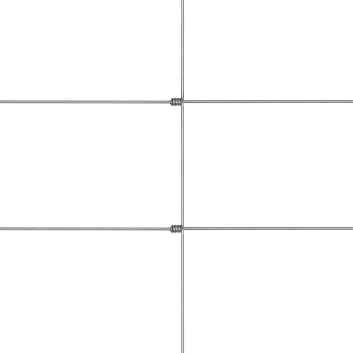 VIDAXL Cloture de jardin Acier galvanise 50x1,2 m Argente