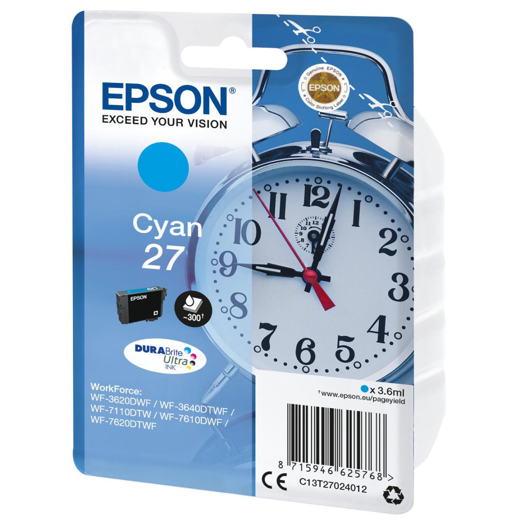 Voir la diapositive 3 : Epson Cartouche imprimante EPSON C 13 T 27024012