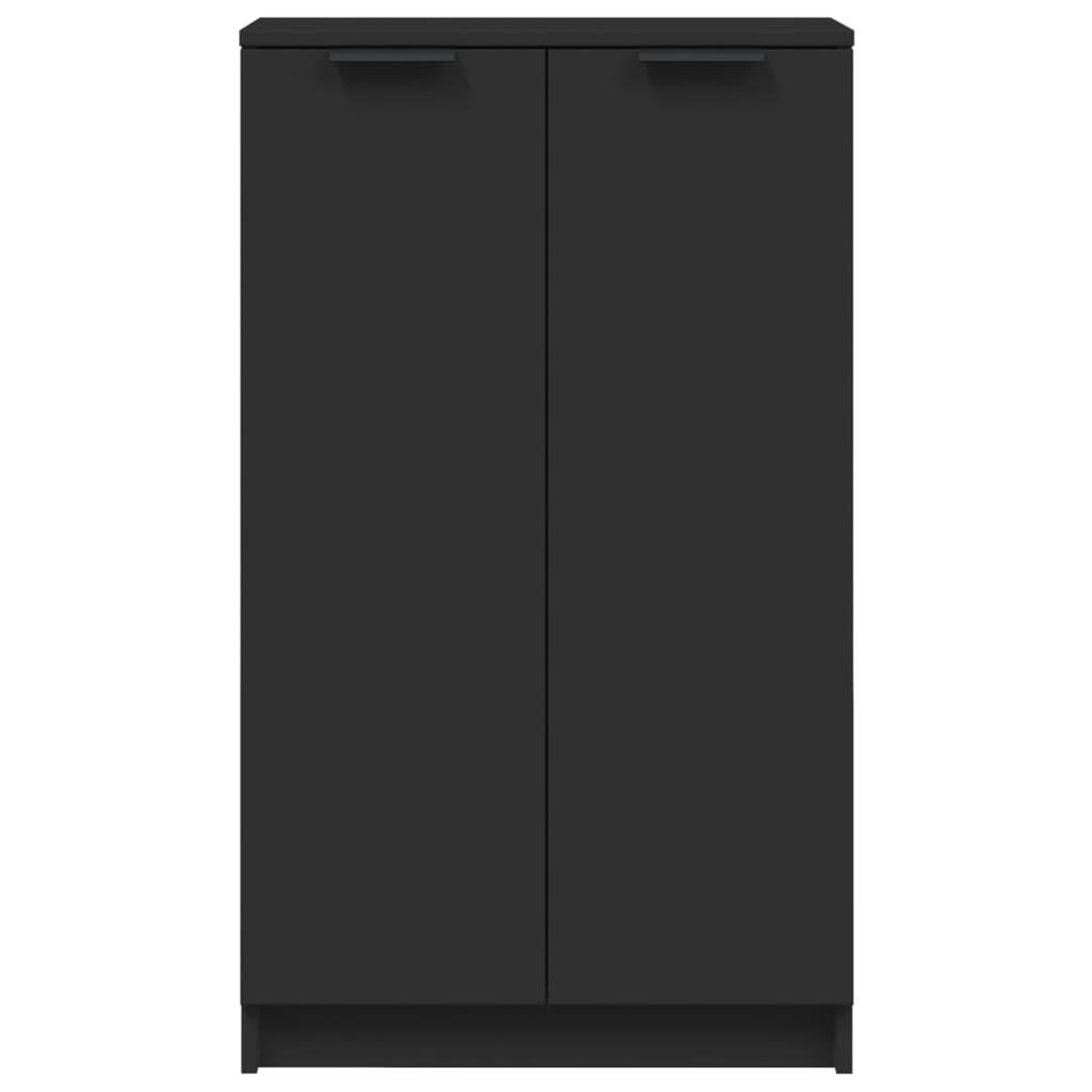 Voir la diapositive 4 : VIDAXL Armoire a chaussures noir 59x35x100 cm bois d'ingenierie