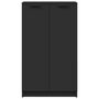 Voir la diapositive 4 : VIDAXL Armoire a chaussures noir 59x35x100 cm bois d'ingenierie