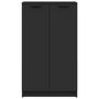 Voir la diapositive 4 : VIDAXL Armoire a chaussures noir 59x35x100 cm bois d'ingenierie