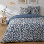 Voir la diapositive 1 : FUTURE HOME Parure de lit 2 personnes fleurie en percale 70 fils