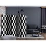 Voir la diapositive 2 : Paris Prix Paravent 5 Volets  Checker  172x225cm