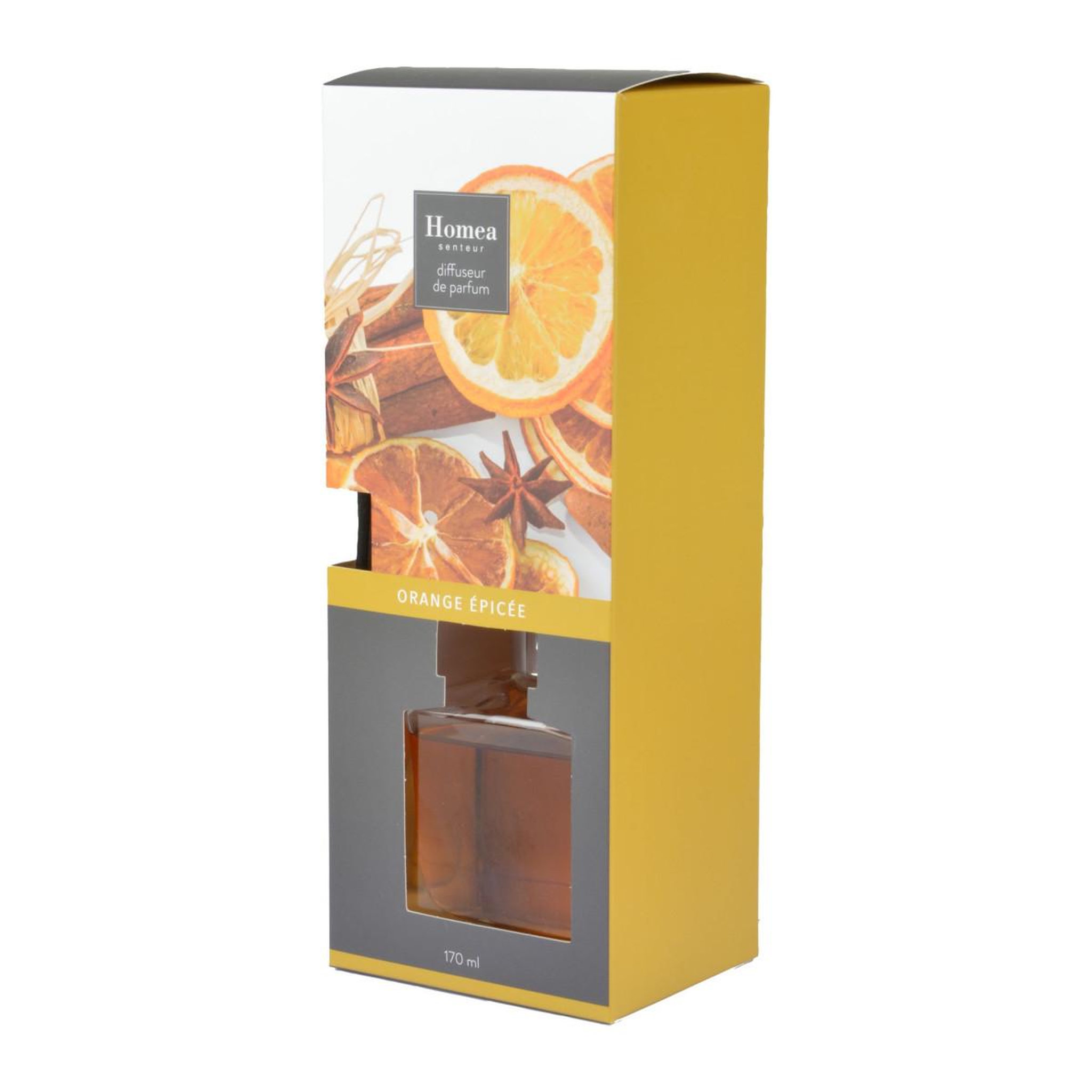 Voir la diapositive 3 : HOMEA Diffuseur de Parfum  Essentiel II  170ml Orange Epicée