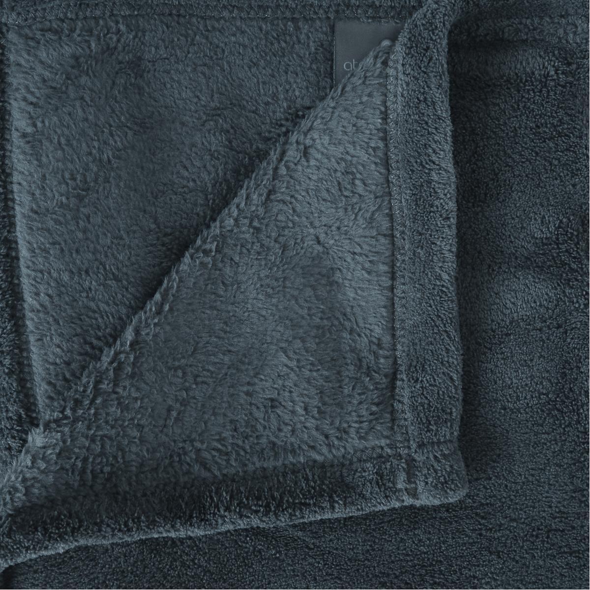 Voir la diapositive 3 : ATMOSPHERA Plaid  Microfibre  130x180cm Orage
