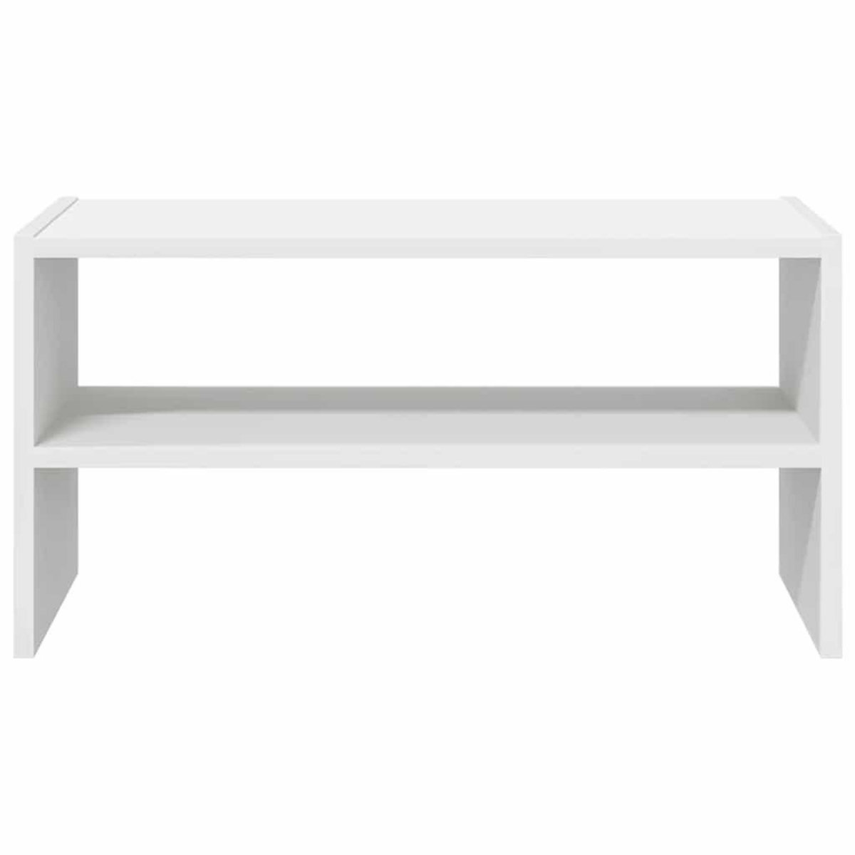 VIDAXL Etagere a chaussures empilable blanc 60x30x30,5 cm