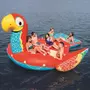 BESTWAY Bouée gonflable géante baignade - party island - forme perroquet