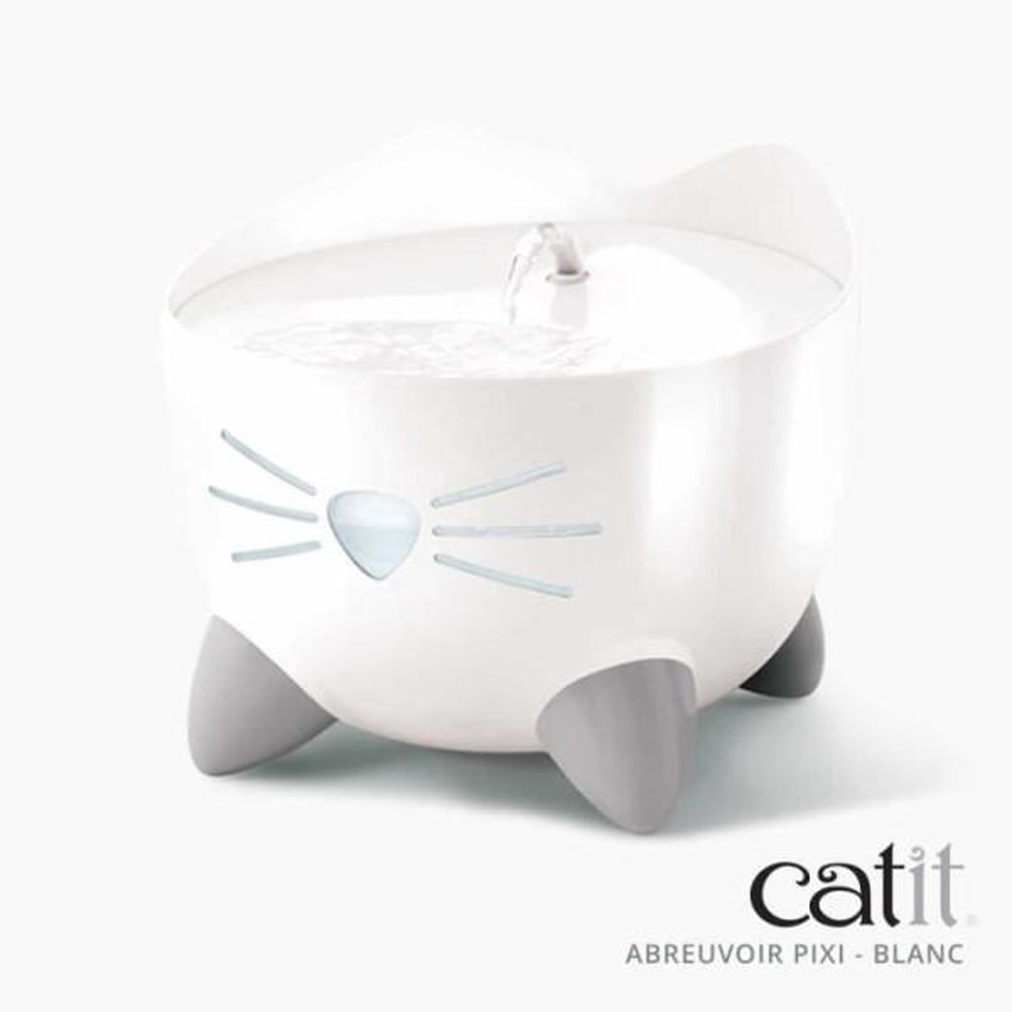 MARKET24 CAT IT Fontaine a eau automatique pour chat - 2,5 L - Blanc