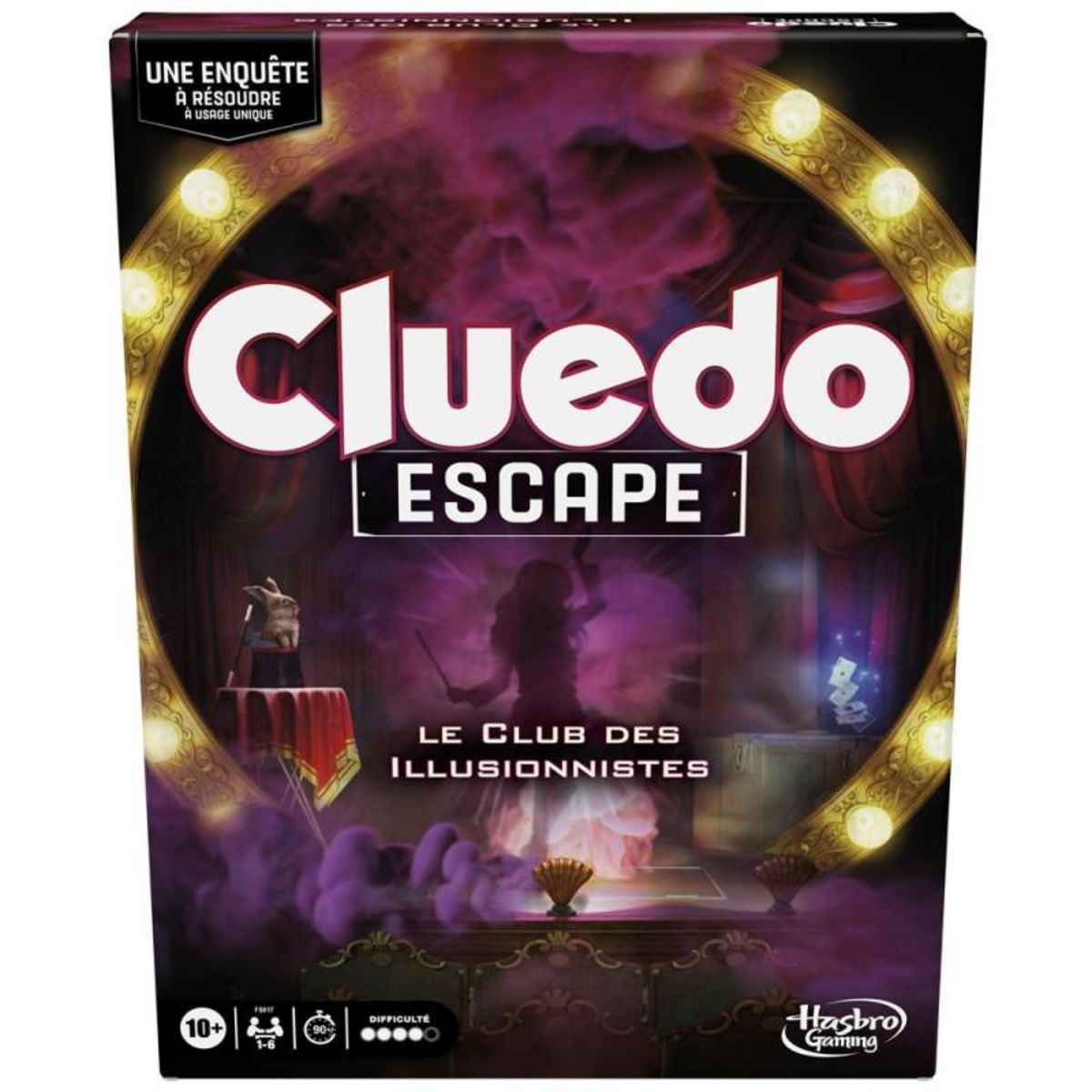 HASBRO Jeu d enquête Hasbro Gaming Cluedo Escape Le Club des Illusionnistes