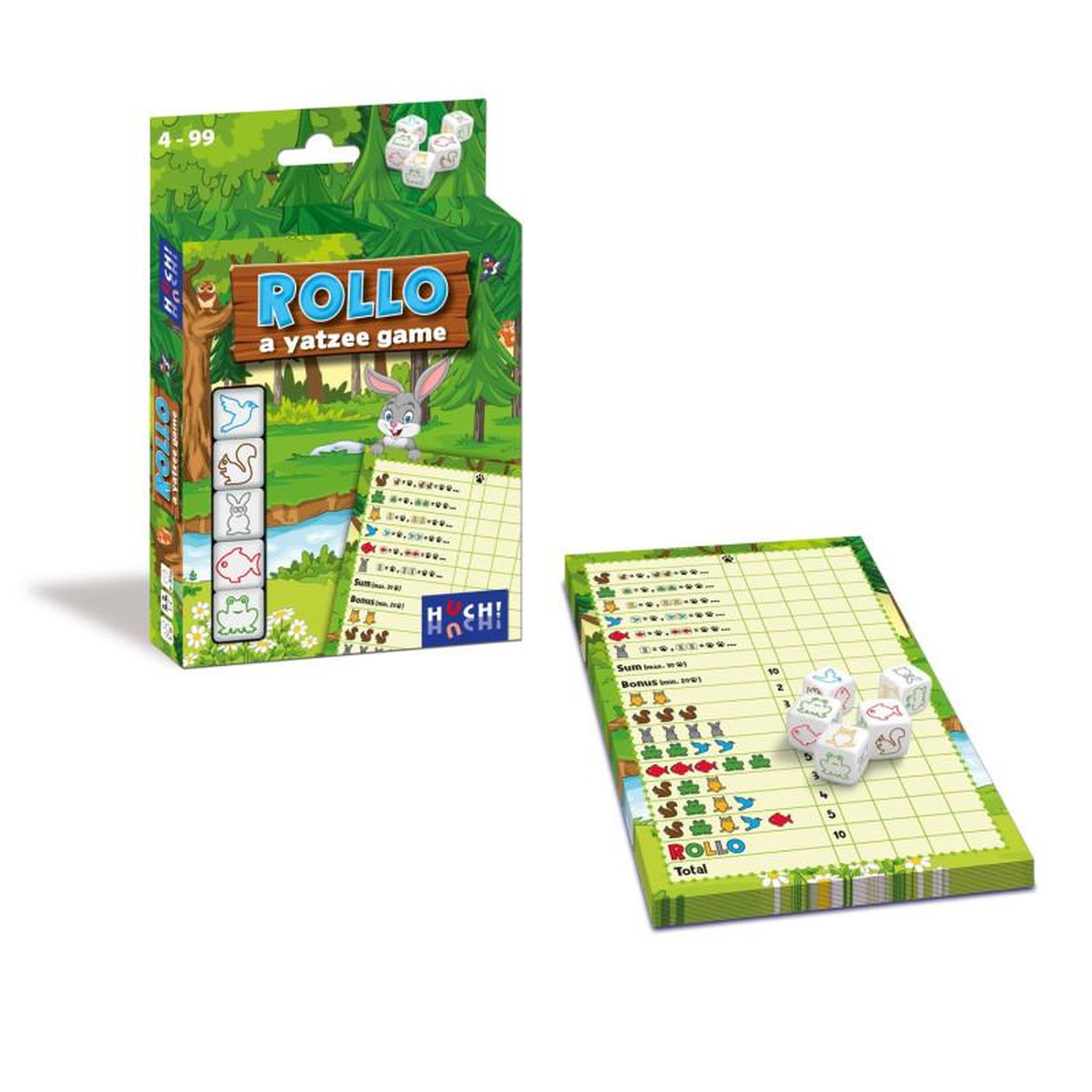 Voir la diapositive 3 : Asmodee ASMODEE Rollo - Yatzee Animals
