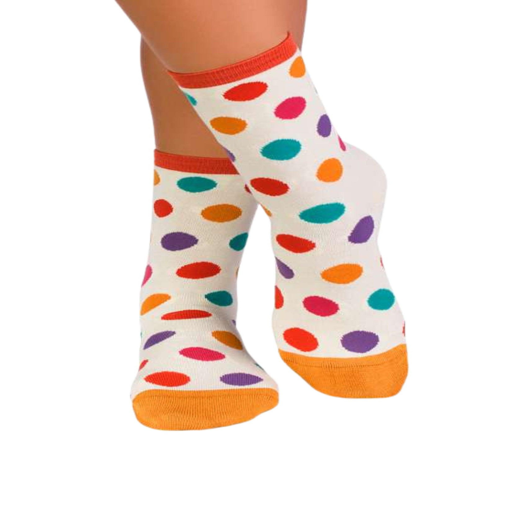 PIRIN HILL Chaussettes en bambou à pois - écru. Coloris disponibles : Beige