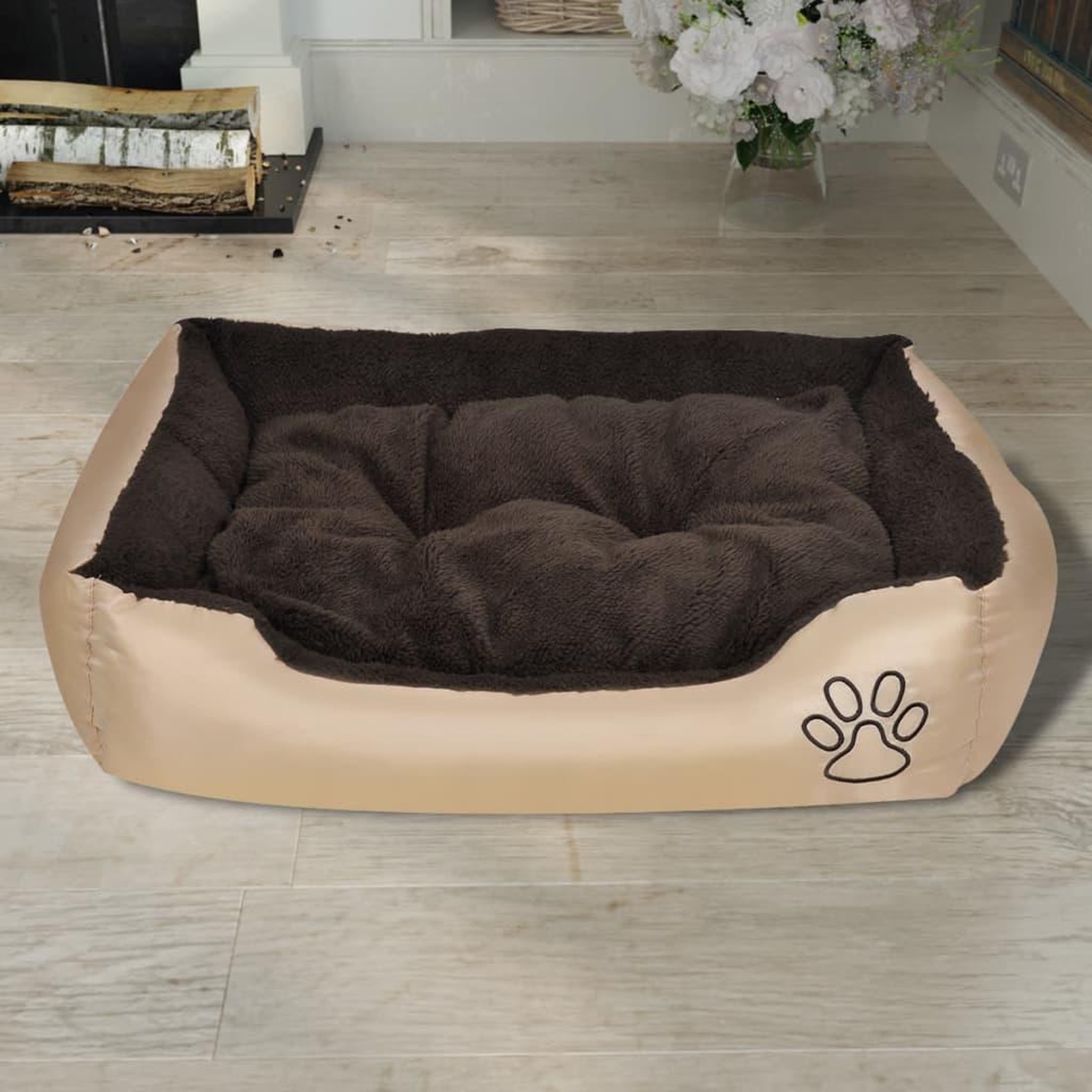 Voir la diapositive 2 : VIDAXL Lit chaud pour chiens avec coussin rembourre Taille XL
