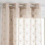 ATMOSPHERA Rideau Voilage à Œillets  Mia  140x240cm Lin