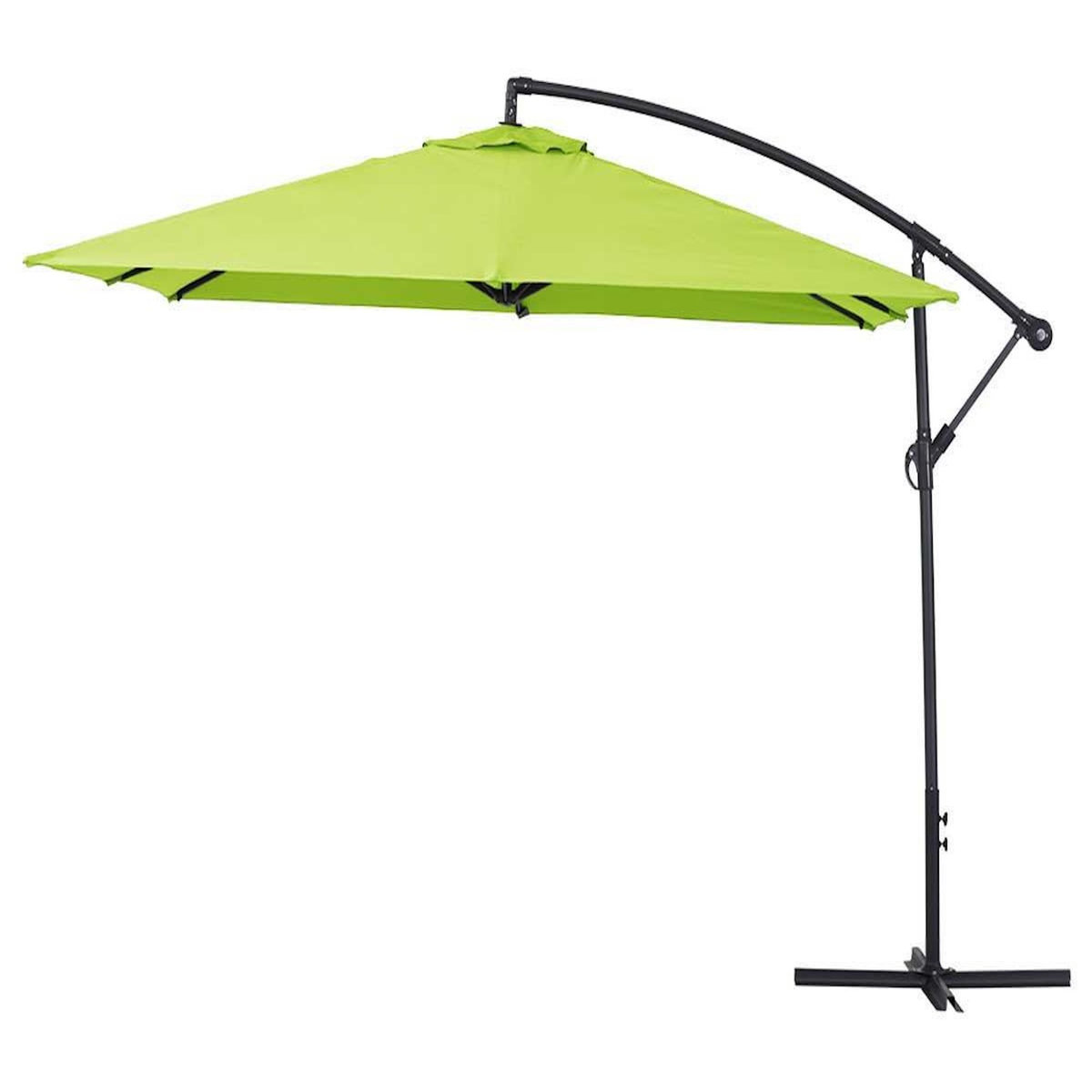 Habitat et Jardin Parasol jardin déporté  Alu  Ilios 3  - Carré - 3 x3 m - Vert