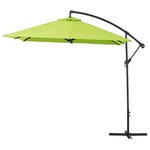 Habitat et Jardin Parasol jardin déporté  Alu  Ilios 3  - Carré - 3 x3 m - Vert