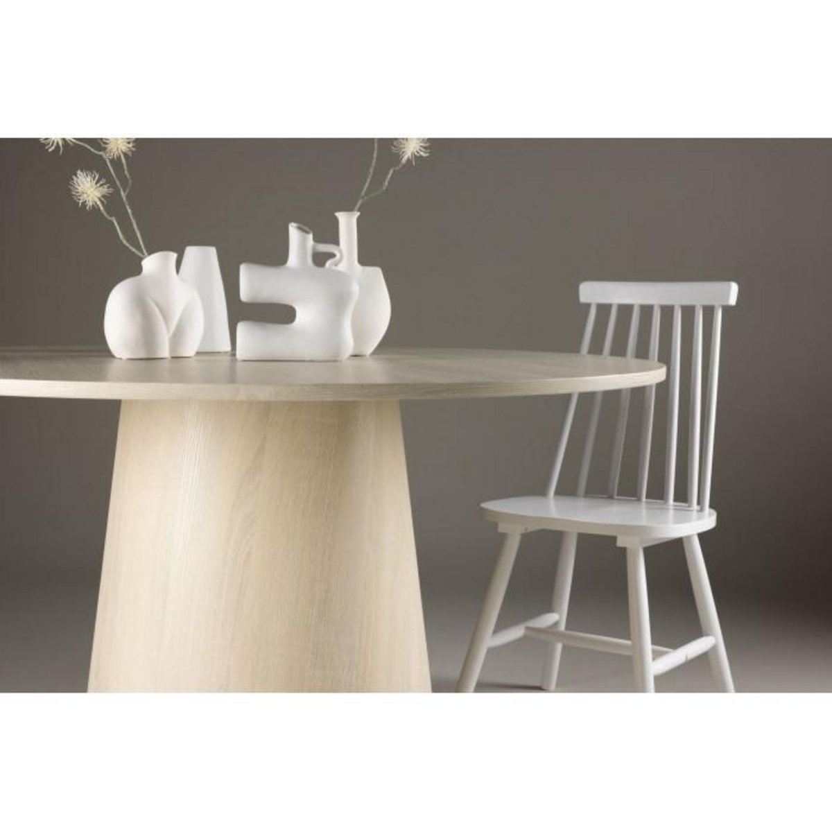 Paris Prix Table à Manger Ronde  Lanzo  120cm Naturel