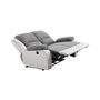 Voir la diapositive 5 : Canapé relax électrique 2 ou 3 places tissu simili HELENA