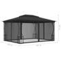 Voir la diapositive 6 : VIDAXL Tonnelle avec moustiquaire 300x400x265 cm Anthracite