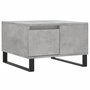 Voir la diapositive 2 : VIDAXL Table basse gris beton 55x55x36,5 cm bois d'ingenierie